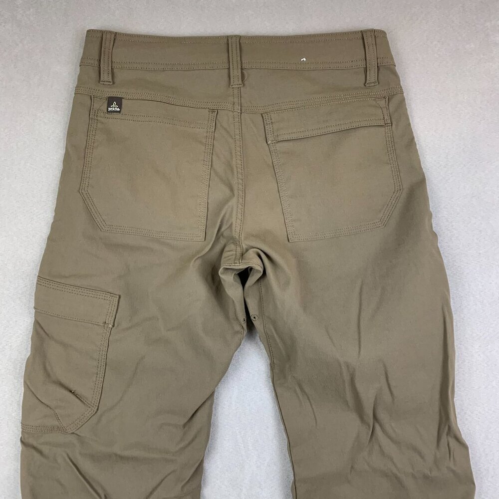 Prana Mens Pants 28 Brown Taupe Cargo Stretch Zion Straight Belted Outdoor 28x30 - Picture 11 of 13